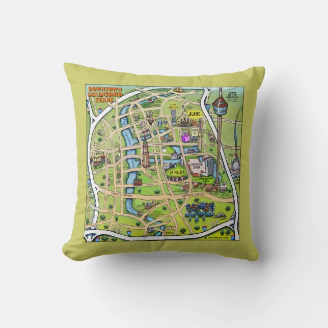 Almohada del centro de San Antonio (Anverso)