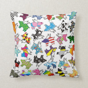 Almohada del cerdo del vuelo