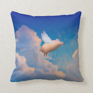 almohada del cerdo del vuelo