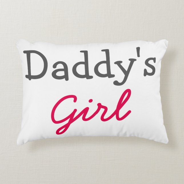 Almohada del chica del papá (Anverso)