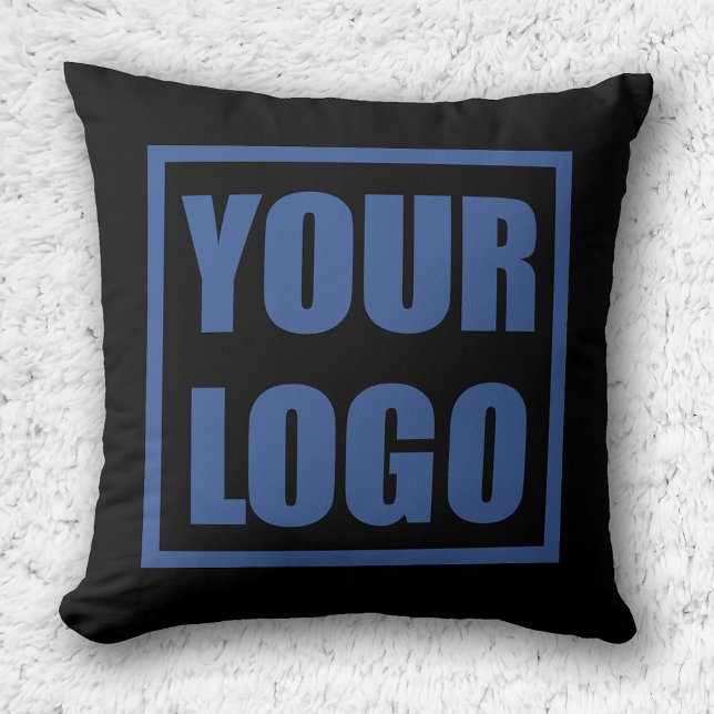 Almohada del cojín del logotipo comercial de doble (Subido por el creador)