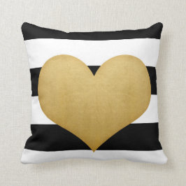 Almohada del corazón de oro