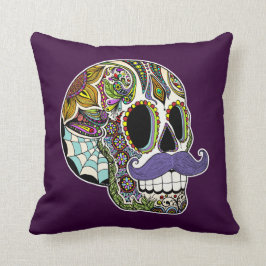 Almohada del cráneo del azúcar del bigote -