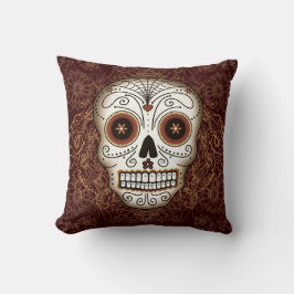 Almohada del cráneo del azúcar del vintage