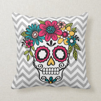 Almohada del cráneo del azúcar, día de los