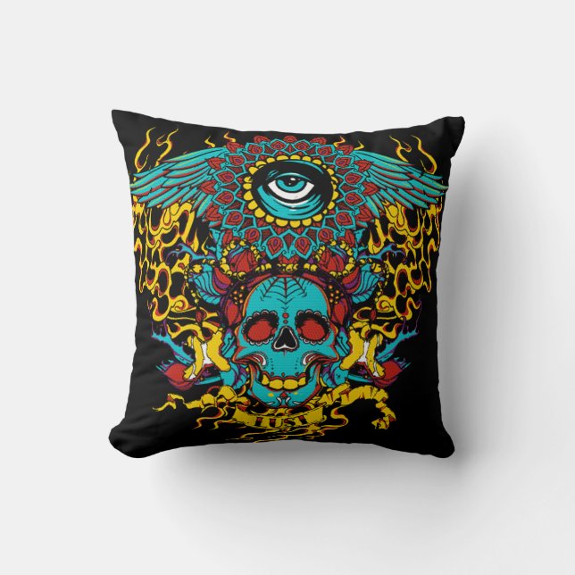 Almohada del cráneo del ojo (Anverso)