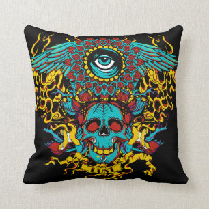 Almohada del cráneo del ojo