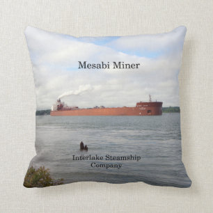 Almohada del cuadrado del minero de Mesabi