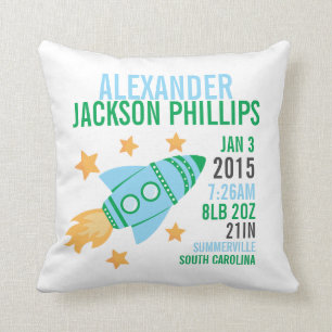 Almohada del cuarto de niños de la invitación del