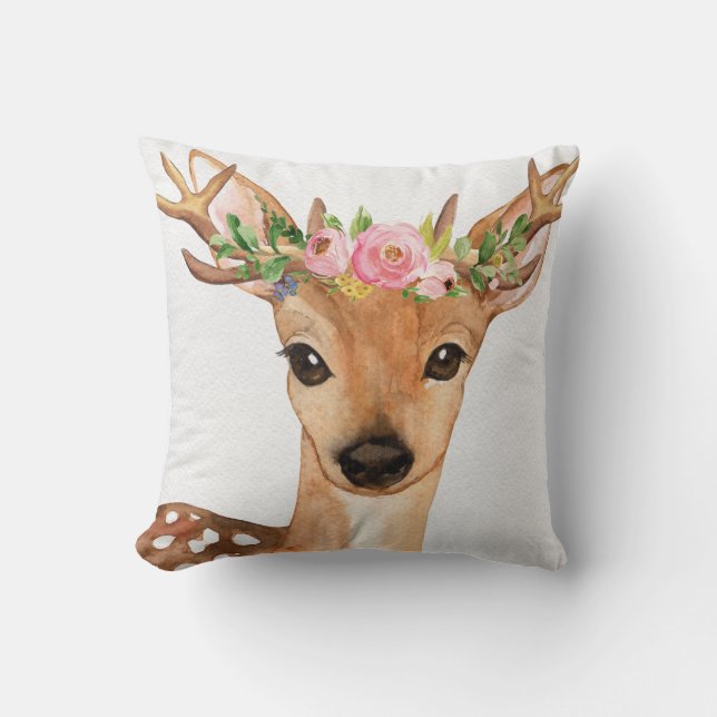 Almohada del cuarto de niños del bebé del arbolado (Anverso)