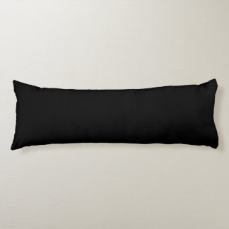 Almohada del cuerpo - blanco y negro sólido