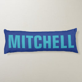 Almohada del cuerpo de encargo del nombre y del