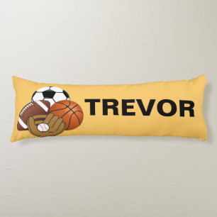 Almohada del cuerpo de las bolas del deporte