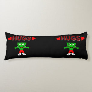 Almohada del cuerpo de los abrazos de queso franco