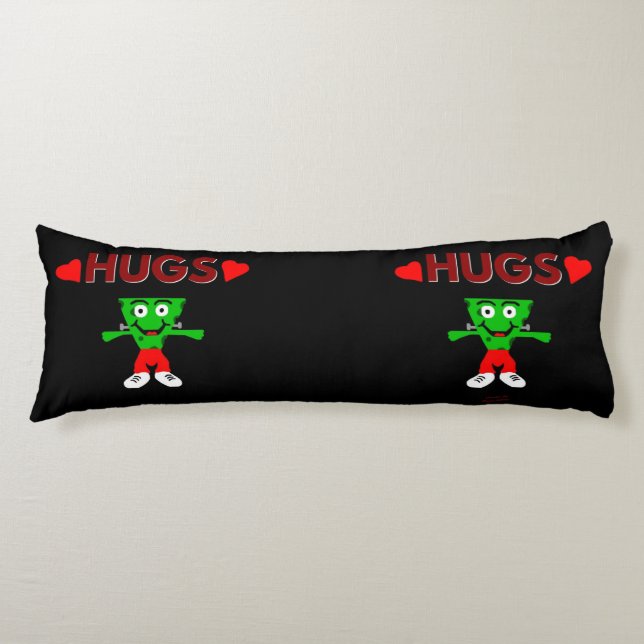 Almohada del cuerpo de los abrazos de queso franco (Anverso)