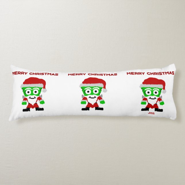 Almohada del cuerpo de Santa FrankenCheese (Anverso)