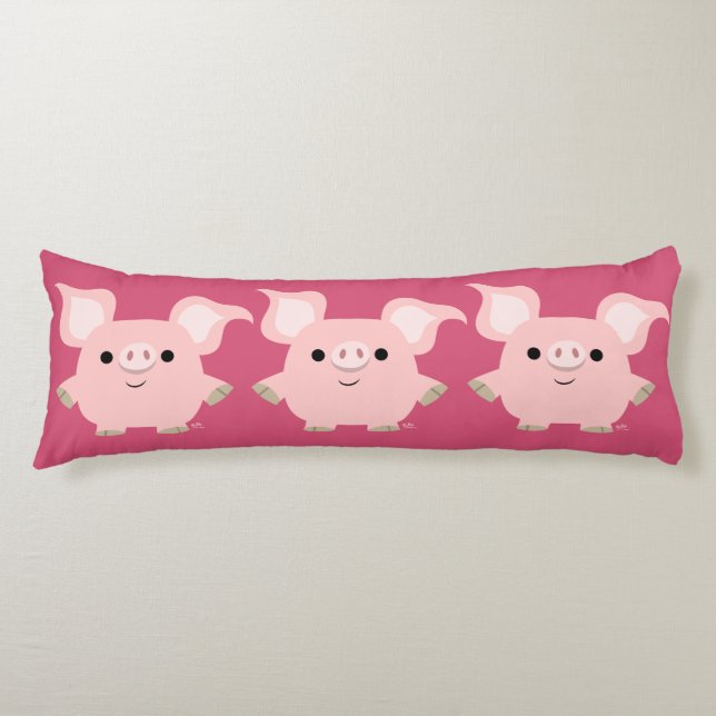 Almohada del cuerpo del cerdo del Personalizado co (Anverso)