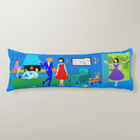 Almohada del cuerpo del Fiesta de cócteles de las 