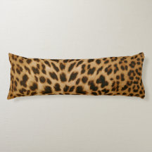 Almohada del cuerpo del modelo del leopardo