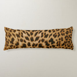 Almohada del cuerpo del modelo del leopardo