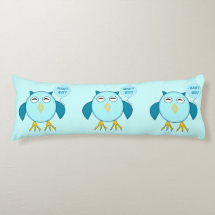 Almohada del cuerpo del niño bebé azul lindo