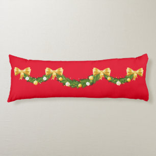 Almohada del cuerpo del Swag del navidad (20" x