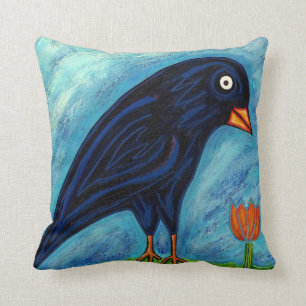 Almohada del cuervo y del pollo