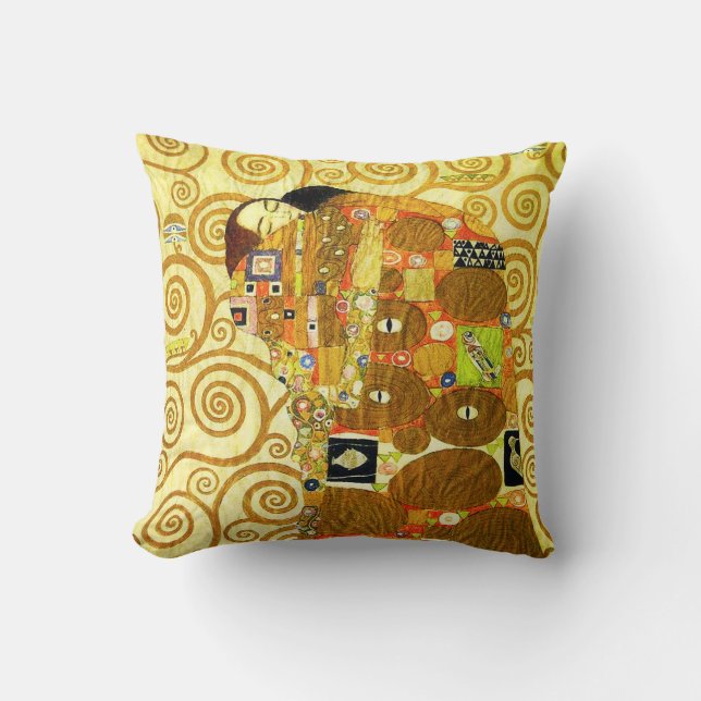 Almohada del cumplimiento de Gustavo Klimt (Anverso)