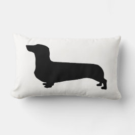 Almohada del Dachshund con la parte posterior