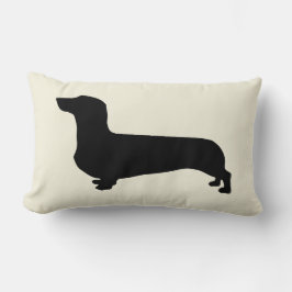 Almohada del Dachshund con la parte posterior
