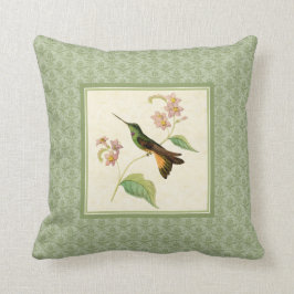 Almohada del damasco del colibrí de Starfrontlet