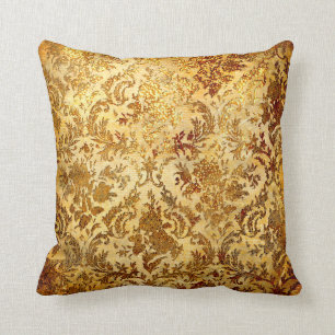 Almohada del damasco del vintage