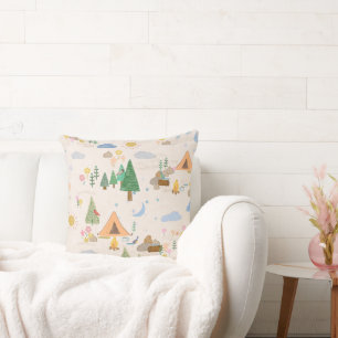 almohada del día de acampada