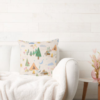 almohada del día de acampada