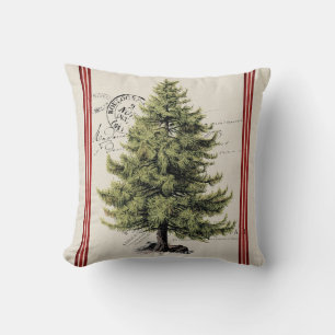 Almohada del día de fiesta de la raya del árbol