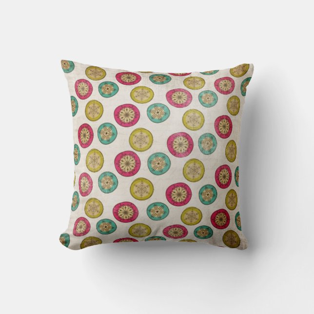 Almohada del día de fiesta de los ornamentos y de (Anverso)