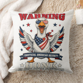 Almohada del Día de la Independencia de Ganso Enoj