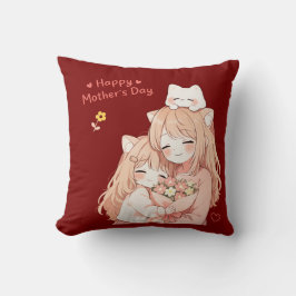 Almohada del Día de la Madre - Abrazo de familia d