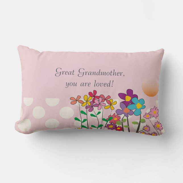 Almohada del día de madre para la bisabuela (Anverso)