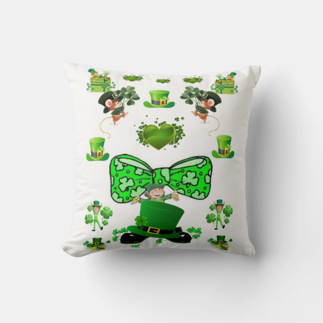 Almohada del Día de San Patricio (Anverso)