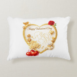 Almohada del Día de San Valentín - dos personas qu