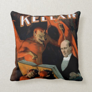 Almohada del diablo de Kellar del mago del vintage