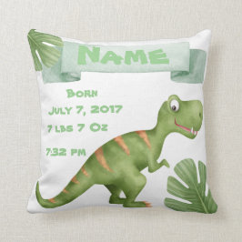 Almohada del dinosaurio de la invitación del