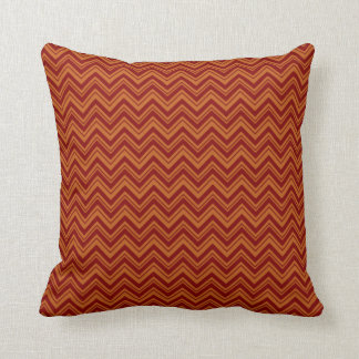 Almohada del diseñador de Chevron de la tierra de