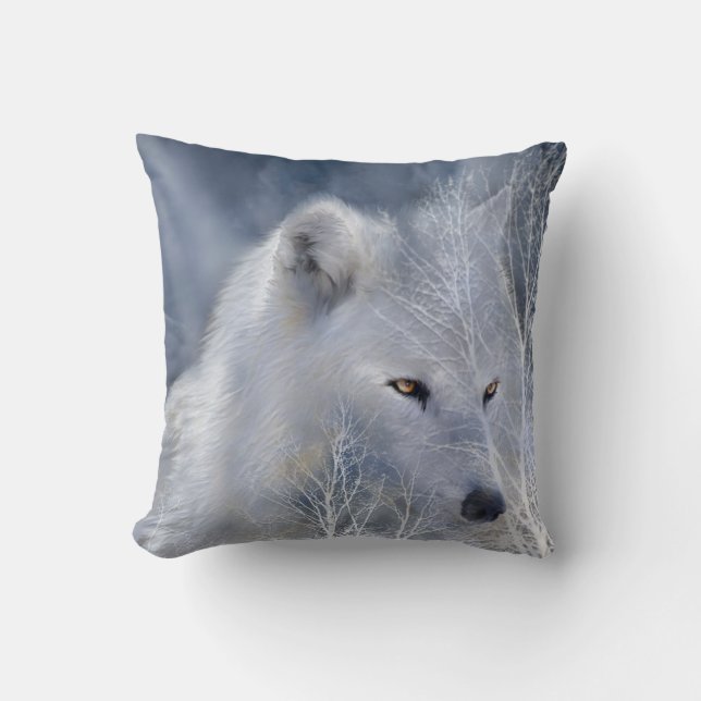 Almohada del diseñador del arte de White Wolf (Anverso)
