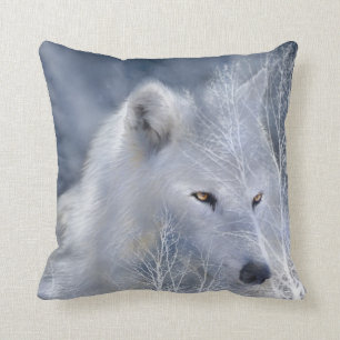 Almohada del diseñador del arte de White Wolf