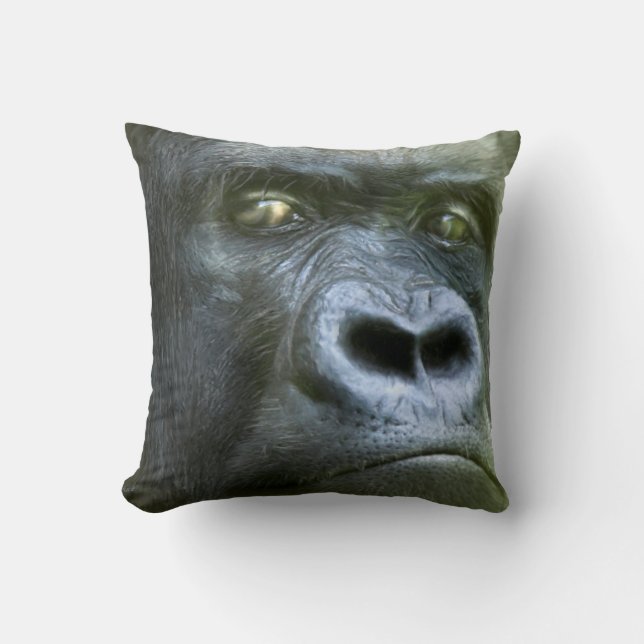 Almohada del diseñador del arte del gorila del (Anverso)