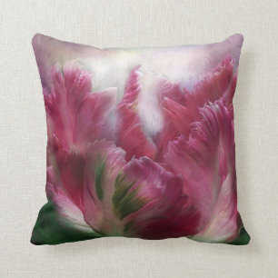 Almohada del diseñador del arte del tulipán del