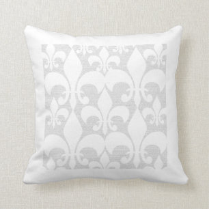 Almohada del diseño de la flor de lis