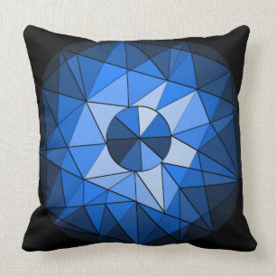 Almohada del diseño de la piedra preciosa del